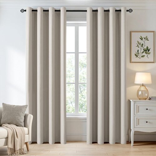 MIULEE 2x 140&amp;times;225 cm zatemnitvene zavese z obročki Slike