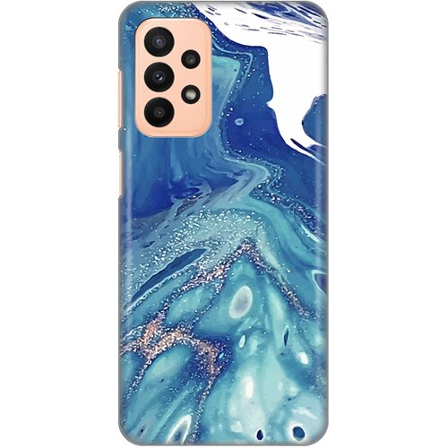 Maska silikonska print za samsung A235F galaxy A23 4G/5G blue marble Slike