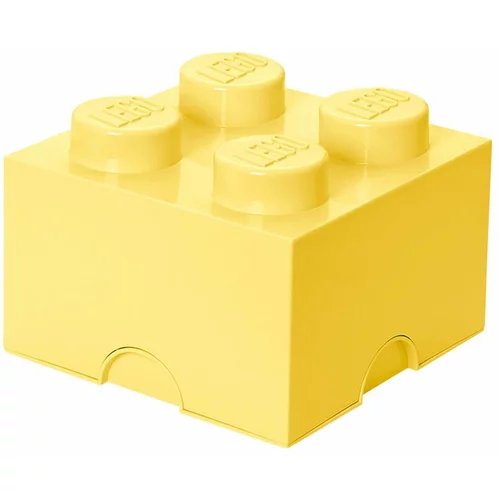Lego Svetlo rumena kvadratna škatla za shranjevanje LEGO®