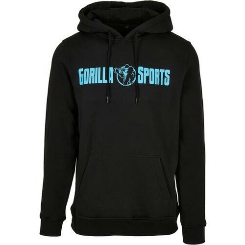Gorilla Sports muški sportski duks crna-neon tirkizna Slike