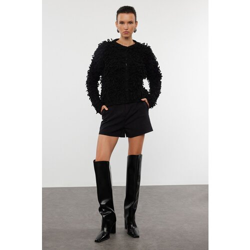 Trendyol Black Tasseled Coat Knitwear Cardigan Cijene