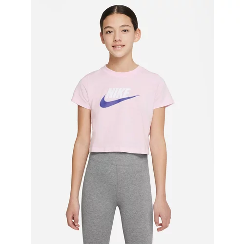 Nike Majica plava / roza / bijela