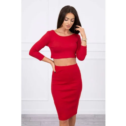 Kesi Set of blouses with a skirt red