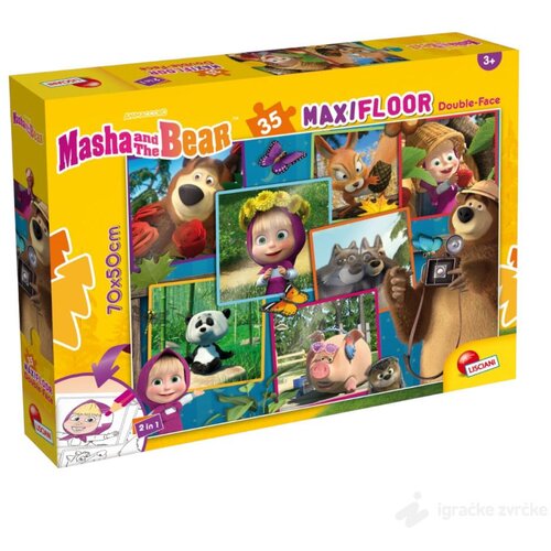 RAZNO Slagalica Maša i medved 2u1 MAXI (35pcs) Lisciani Cene