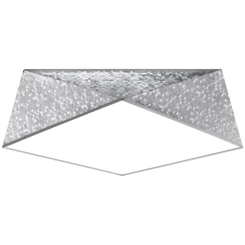 Nice Lamps Stropna svjetiljka u srebrnoj boji 45x45 cm Koma &amp;ndash; Slike