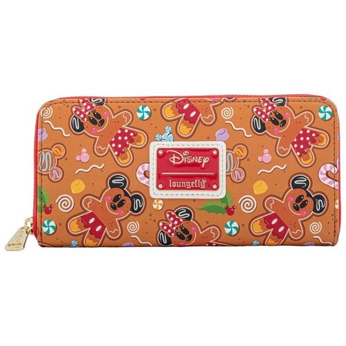 Loungefly Novčanik Disney Ginger Bread AOP Zip Around Cene