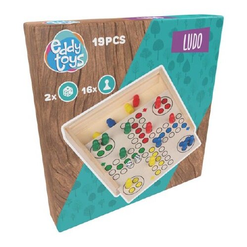Eddy Toys Drvena igra Čovječe ne ljuti se - Vozićki 58720 Cijene