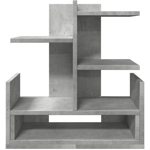  Organizator za stol boja betona 49x20x52,5 cm konstruirano drvo Slike