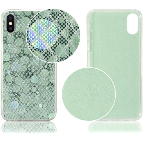  Maska za iPhone XS Max crna Hologram 3D Snake Cene