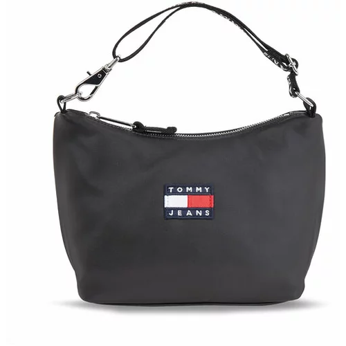 Tommy Jeans Ročna torba Tjw Heritage Shoulder Bag AW0AW15409 Črna