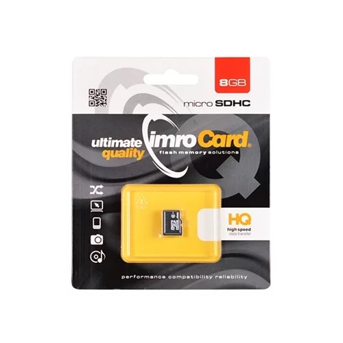 Imro SPOMINSKA KARTICA 8GB micro SD Clas 10