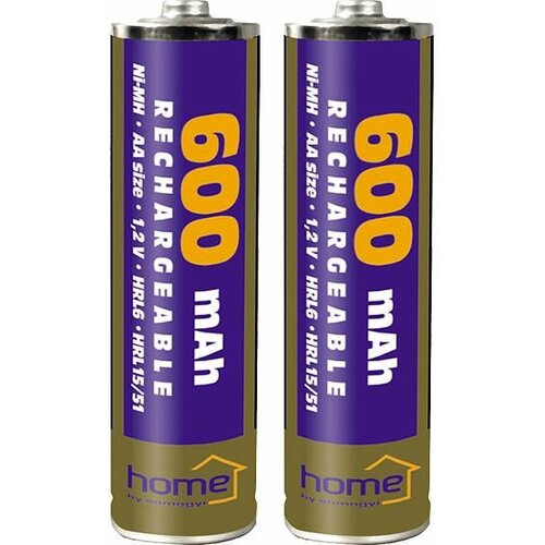 Home baterija punjiva AA, 600mAh, blister 2 kom - M 600 AA/2 Slike