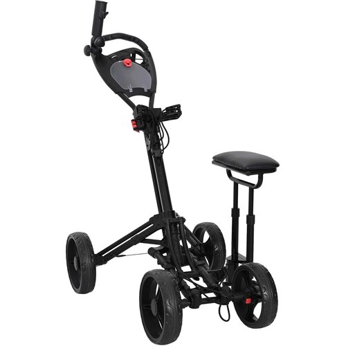 Golf Trolej s sjedi&scaron;tem Crna Aluminij Sklopivo Cijene
