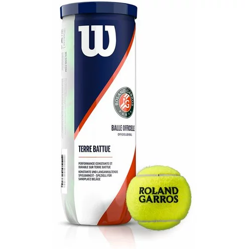 Wilson roland garros clay court 3 pack tennis ball wrt125000