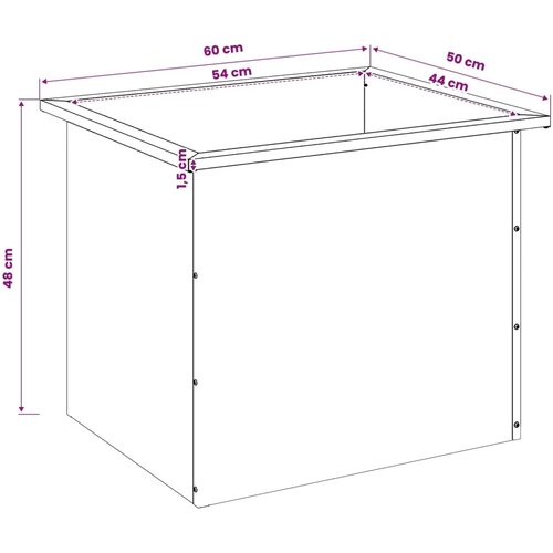  Vrtna posuda za sadnju s LED svjetlom Maslinastozelena - Maslinastozelena 50 x 60 x 48 cm 1 Slike