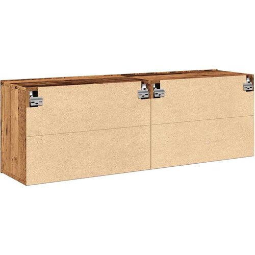  Zidni TV ormarići 2 kom boja starog drva 60 x30 x 41 cm Slike