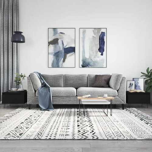  Stolići za kavu 2 kom crni 50 x 46 x 35 cm konstruirano drvo Slike