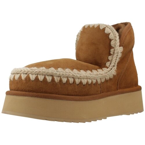 Mou Škornji MINI ESKIMO PLATFORM BOOT Kostanjeva Cene