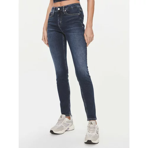 Calvin Klein Jeans Jeans hlače J20J222445 Mornarsko modra Skinny Fit