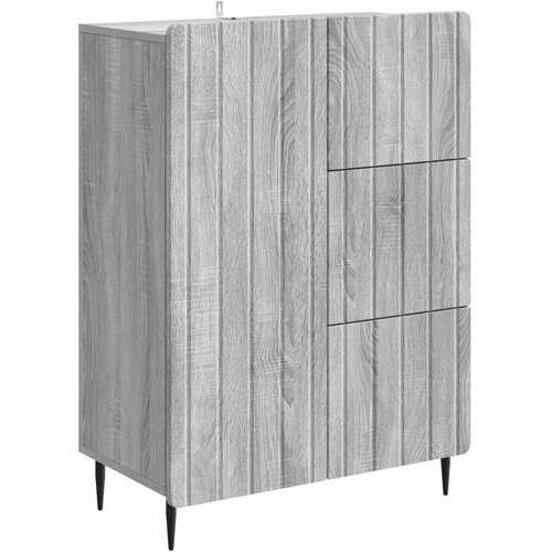 vidaXL Strani &scaron;al Siva Sonoma 66 x 34,5 x 91,5 cm Inženirski les, (5000217843) Cene