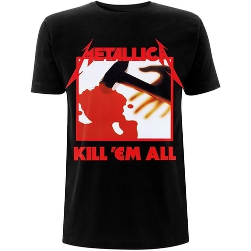 Metallica Košulja Kill 'Em All Tracks 2XL Crna