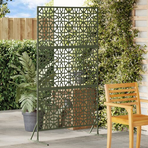 vidaXL Metalni panel ograde Maslinasta boja Metal Veliki Ukrasni umetci Cijene