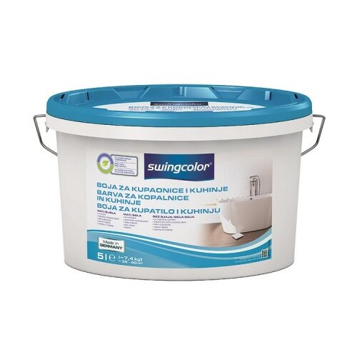 SWINGCOLOR Barva za kopalnico in kuhinjo Swingcolor (bela, 5 l) Slike