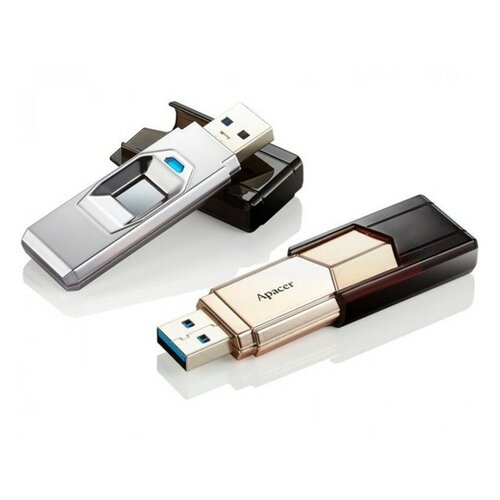 Apacer 64GB AH650 Fingerprint USB 3.0 flash srebrni usb memorija Slike