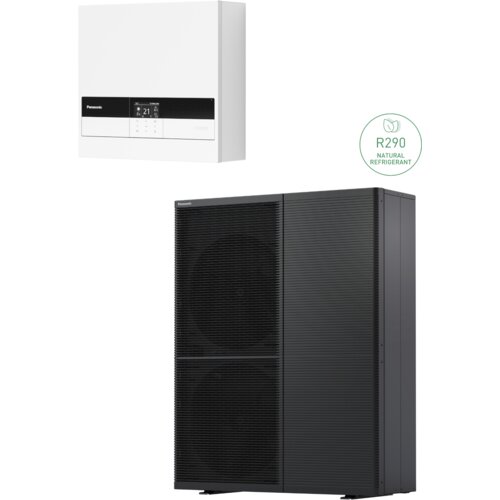 Panasonic T-CAP Aquarea WH-WXG12ME8+WH-CME8 12 kW toplotna črpalka (R290 propan, hidrosplit, zrak-voda, 3F fazna) - Slike