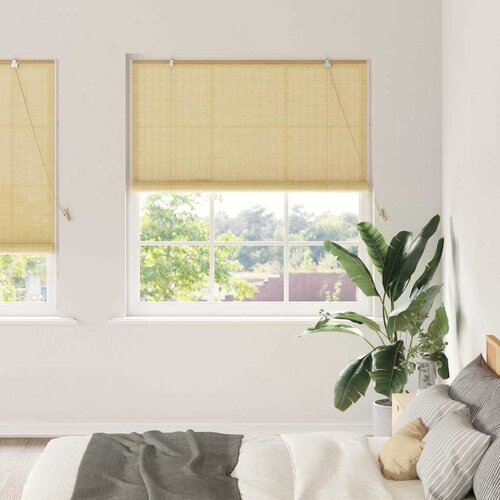 vidaXL Zavese in rolete z zavesami Naravna 140 x 220 cm Bambus Cene