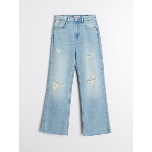 Sinsay High waist wide leg traperice Cijene