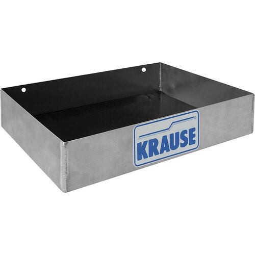 Krause pladenj za orodje, za lestve s plo&amp;scaron;čadjo, vx&amp;scaron;xg 100 x 500 x 300 mm, srebrne barve Slike