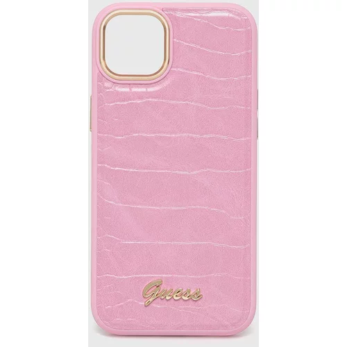 Guess Etui za telefon iPhone 14 Plus 6,7'' roza barva