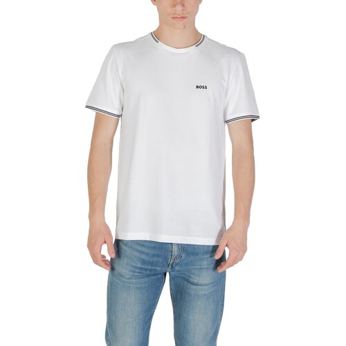 Boss Polo majice dolgi rokavi Taul 10255848 01 50521245 Bela Cene