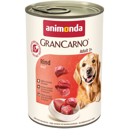  Ekonomično pakiranje animonda GranCarno Original 12 x 400 g - Govedina Cene
