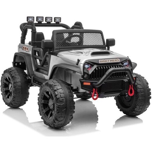Lean_Toys Otroški avto Jeep 400W srebrna Cene