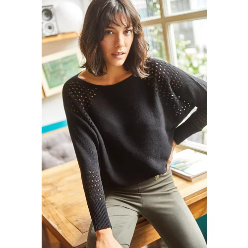 Olalook Sweater - Black - Oversize