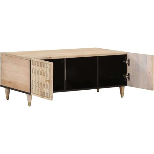vidaXL Stolić za kavu 100 x 54 x 40 cm od masivnog drva manga Cijene