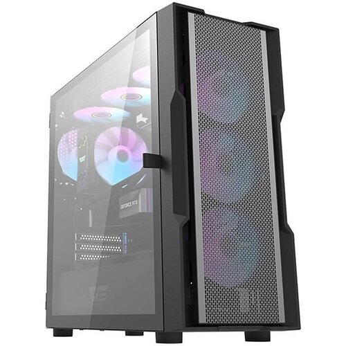 Darkflash DK431 Mesh kući&amp;scaron;te crno + 4 ventilatora, bez napajanja Slike