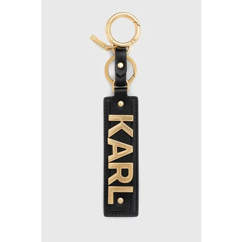 Karl Lagerfeld Obesek za ključe črna barva