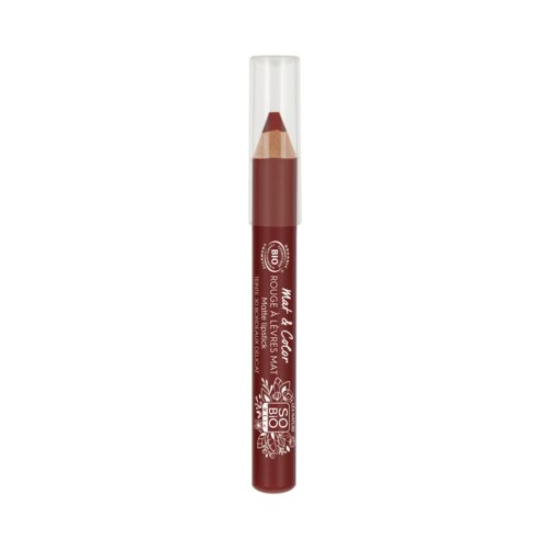L&amp;Eacute;A NATURE SO BiO &amp;eacute;tic Mat &amp;amp; Color rdečilo za ustnice Jumbo - 30 Bordeaux d&amp;eacute;licat Slike