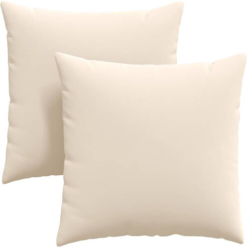  Jastučići za sofu 2 pcs Bež 60 x 60 cm tkanina Slike