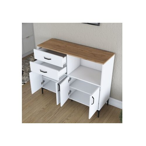 Hanah home Vi&amp;scaron;enamjenska komoda JE166-3283, 120 x40 x98,6 cm, Bijela Slike