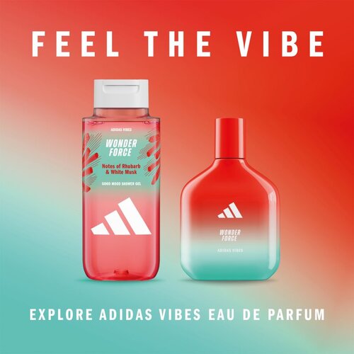 Adidas Vibes Wonder Force gel za tu&amp;scaron;iranje uniseks 400 ml Slike