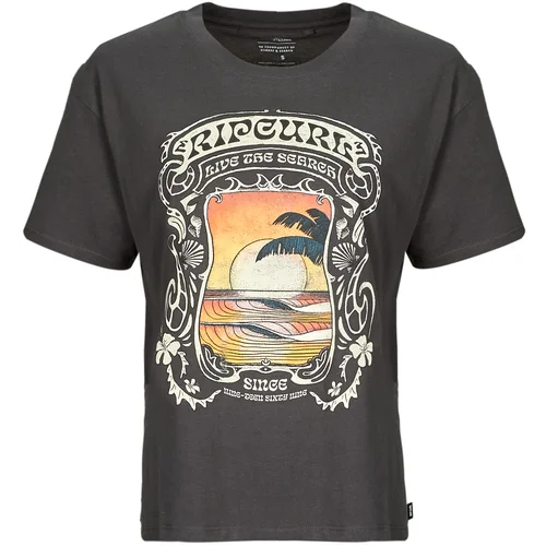 Rip Curl Majice s kratkimi rokavi SEA SHELLS RELAXED TEE Siva