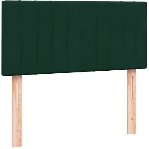Box Spring krevet s madracem tamnozeleni 80x220 cm bar&amp;scaron;un Slike