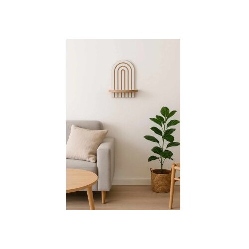 Hanah home Zidna polica, 20x35x13cm, Bijela Slike
