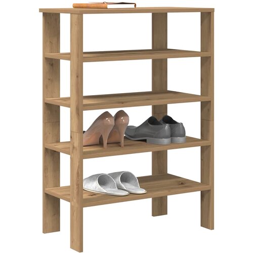 vidaXL Stalak za cipele boja hrasta 61x32x87,5 cm konstruirano drvo Cijene
