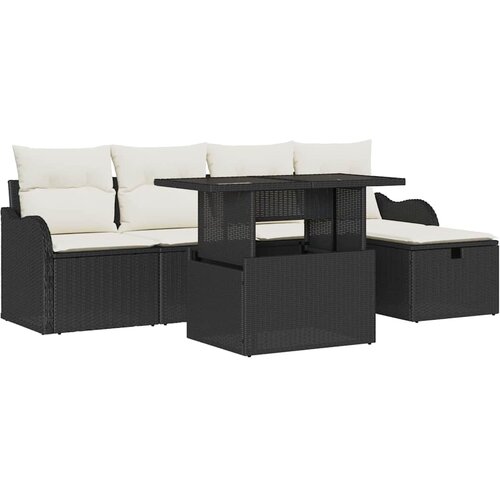  Sjedeća garnitura za vrt 6 kom. poliratan 231 x 117 x 85 cm Slike