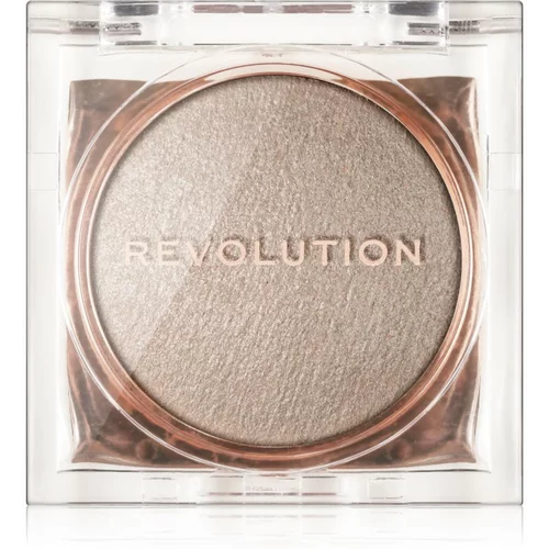 Makeup Revolution Beam Bright kompaktni highlighter u prahu nijansa Diamond Glow 2,45 g